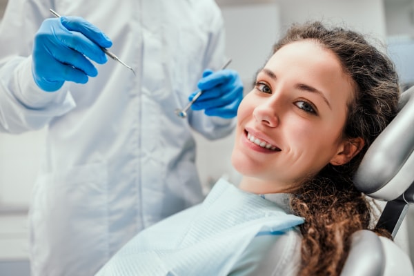 Paciente en consulta odontologica