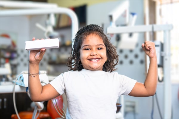 Niña sonriendo